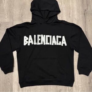 balenciaga tape hoodie